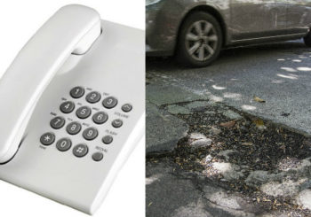 Cambia número telefónico para reportar daño a vehículos por baches